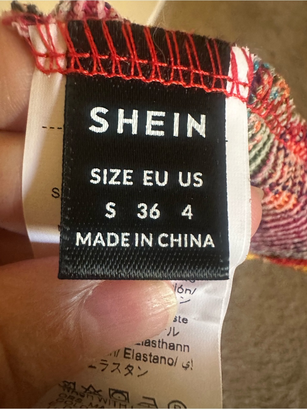 SHEIN size small sleeveless bright top new - Picture 3 of 3